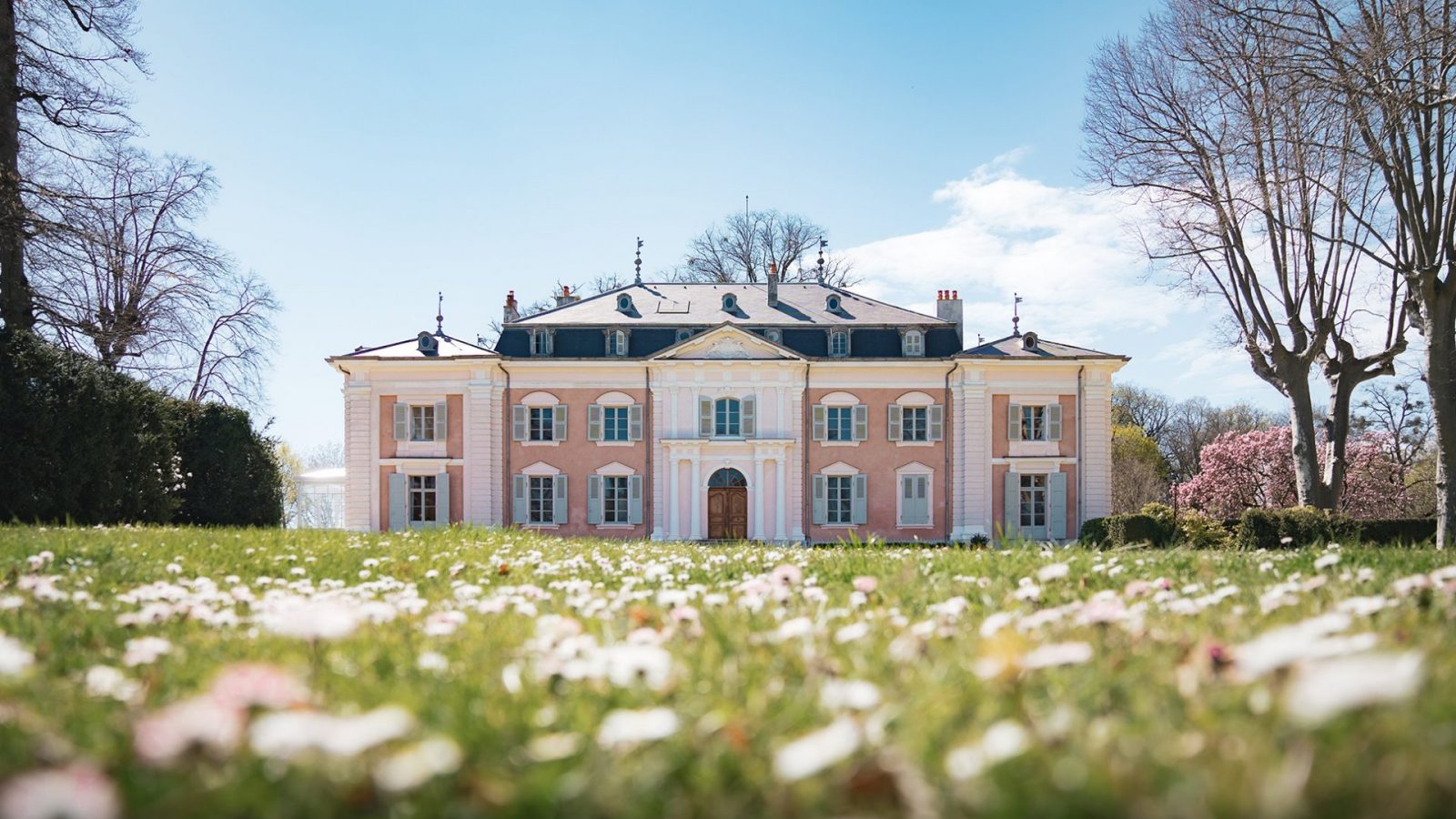 Voltaire’s castle in spring