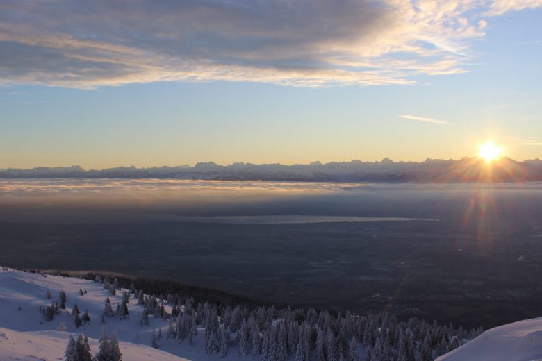 Snowshoe trail: from Bergers to Crêt de la Neige_Crozet