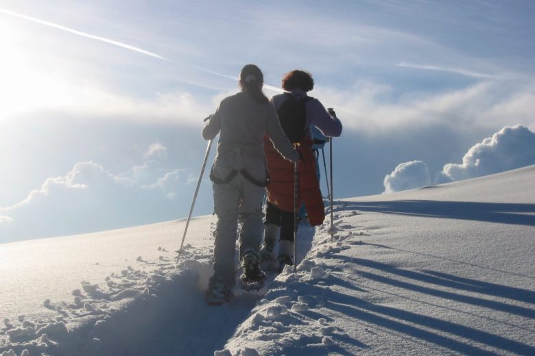 Snowshoe hikes: on the Dole plateau_Lélex