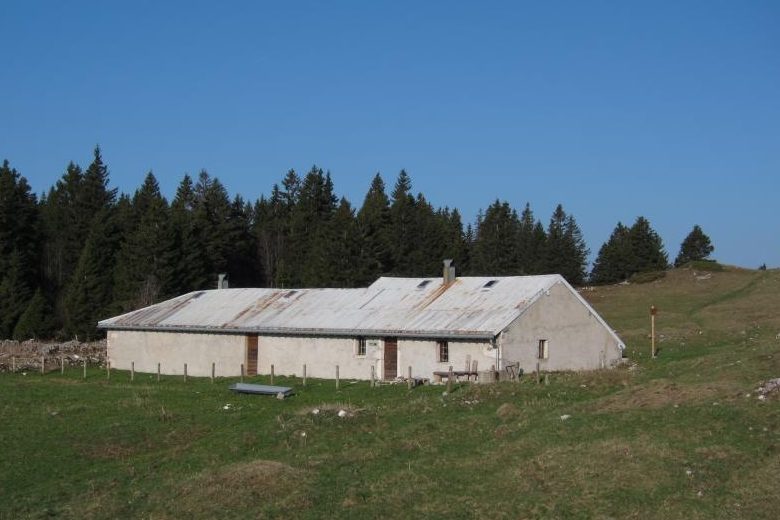 Long view of the chalet