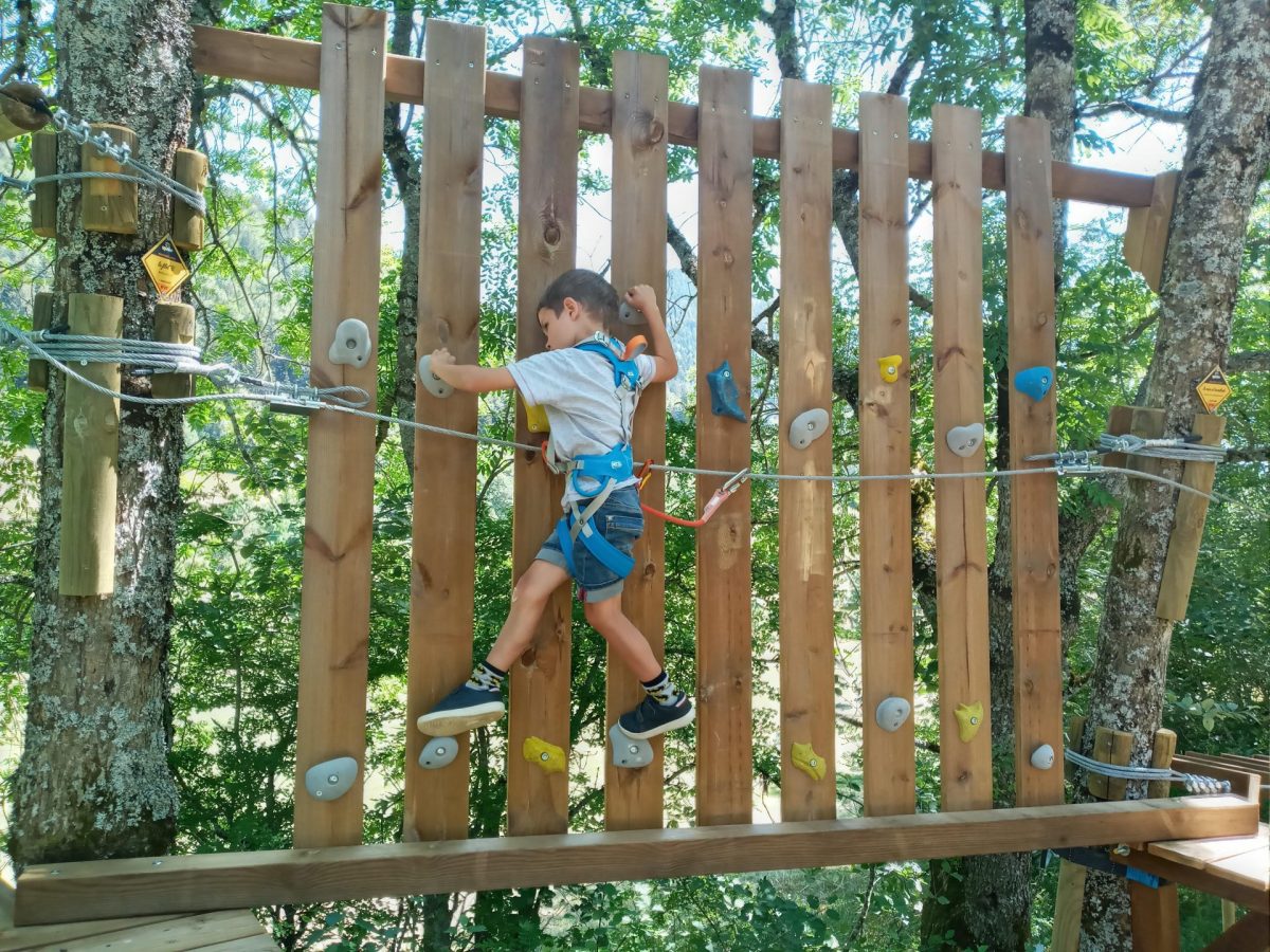 Parcours enfants de Menth'évasion que nous avons fait durant les vacances.