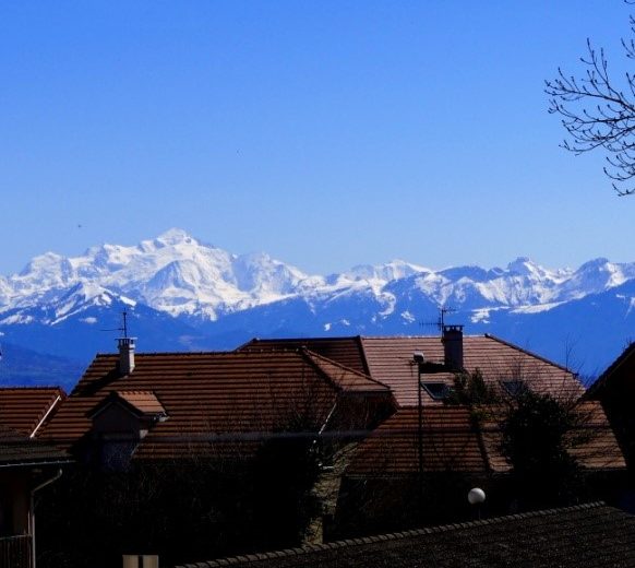 Vue sur le Mont Blanc