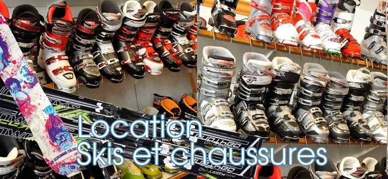 chaussures/skis