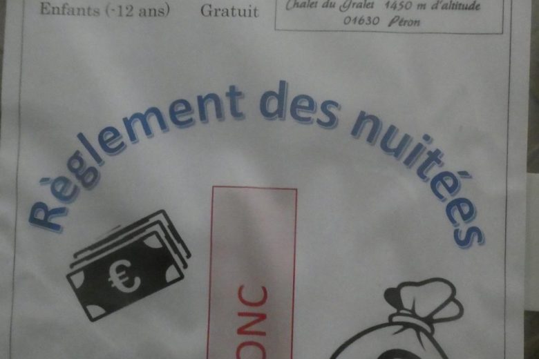 paiement des nuitées