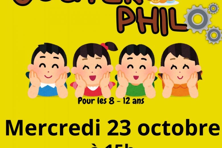 Affiche Goûter philo