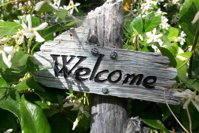 Pancarte Welcome