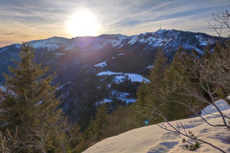 Sentier raquettes de la Faucille au Turet_Gex